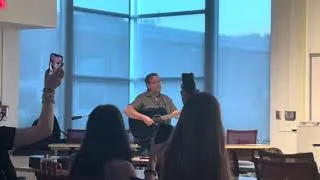 Thumbnail: Playing Leaving on a Jet plane for my class of 2026