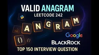 Thumbnail: Valid Anagram - LeetCode 242 - Python