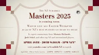 Thumbnail: NZ Scrabble Presents: Masters 2025