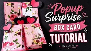 Thumbnail: Pop Up Surprise Box Card | Scrapbook Ideas | Easy DIY Scrapbook Tutorial | S Crafts