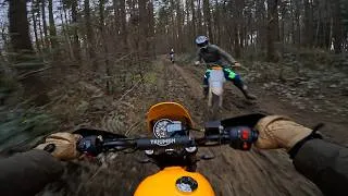 Thumbnail: GOING OFF ROAD | TRIUMPH SCRAMBLER 400XC | ROAD TYRES WERE A MISTAKE...
