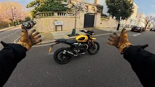 Thumbnail: WARM SPRING RIDE ON THE TRIUMPH SCRAMBLER 400XC