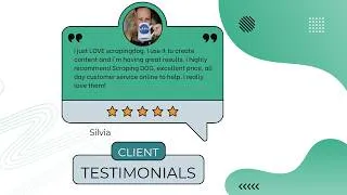 Thumbnail: Scrapingdog Testimonial: How Silvia Grew 3 Websites in 30 Days Using AI + Scrapingdog