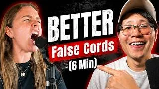 Thumbnail: FIXING her False Cord Scream (in 6 minutes)