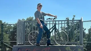 Thumbnail: Riding a Tireless Bike Through Town