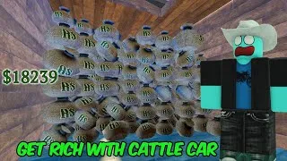 Thumbnail: I Selling Every to become richest man in Dead Rail With new Cattle Car