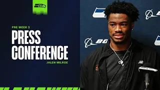 Thumbnail: Jalen Milroe On His Performance In The Preseason Finale | Seattle Seahawks