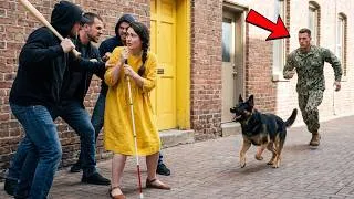Thumbnail: A Blind Girl Was Threatened by Thugs... Until a Navy SEAL and His German Shepherd Stepped In
