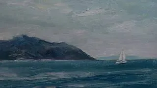 Thumbnail: Oil Painting Tutorial | Calm Seascape & Palette Knife