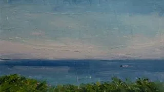 Thumbnail: Stop Copying the Reference Photo | Loose Seascape in Oils