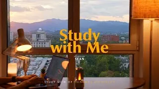 Thumbnail: 2-Hour Study with Me / Tsinghua University at Dusk 🌇 / Pomodoro 50-10 / Relaxing Lo-Fi / Day 172