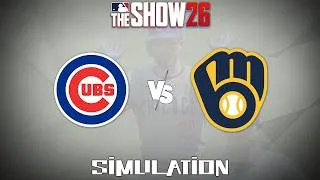 Thumbnail: MLB The Show 26 (2026) - Chicago Cubs vs Milwaukee Brewers [Gameplay Simulation]