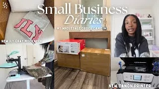 Thumbnail: SMALL BUSINESS DIARIES: Unbox my wholesale order📦, New Canon Printer🖨️, Productive week 🤍
