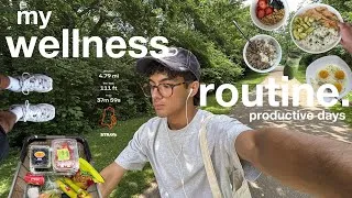 Thumbnail: wellness routine vlog | productive days in my life, what i eat, workouts, + media i'm consuming