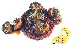Thumbnail: SHIITAKE MUSHROOMS  WITH WILD RED RICE - Vegan Vegetarian Recipe Ideas