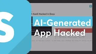 Thumbnail: Enrichlead vibe coding security incident: AI-Generated App Hacked