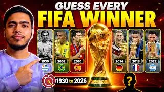 Thumbnail: Guess Every World Cup Winner | Ultimate FIFA Challenge