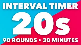 Thumbnail: 20 Second Interval Timer • 30 Minutes