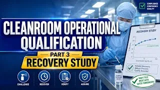 Thumbnail: Recovery study | Cleanroom Qualification | Part 3 #injectables #pharma #manufacturing #microbiology 