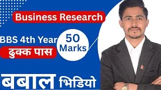 Thumbnail: Best Videos for BBS 4th Year Business Research Method // Business Research Methods All Videos