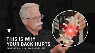 Thumbnail: World’s #1 back pain expert shares the #1 cause of back pain