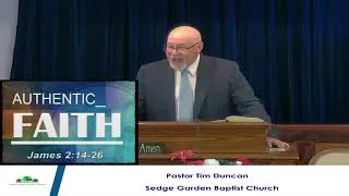 Thumbnail: "Authentic Faith" - James 2:14-26