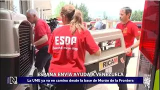 Thumbnail: Bomberos andaluces y la UME acuden a ayudar tras el terremoto de Venezuela