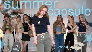 Thumbnail: Summer Capsule Wardrobe 👜 pieces you need for vacation + making outfits⭐️