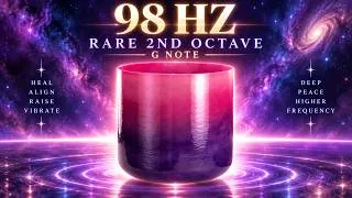Thumbnail: You’ve Probably Never Heard a Crystal Bowl This Deep | 98 Hz Sound Healing