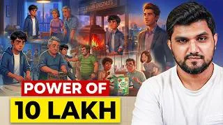 Thumbnail: First 10 Lakh यहीं से असली Wealth Building शुरू होती है | The 10 Lakh Turning Point