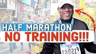 Thumbnail: Didn’t train but RAN ANYWAY!!!  2023 NYC Half Marathon