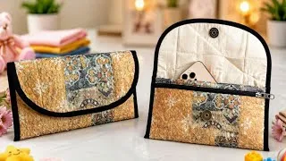 Thumbnail: Woow ब्यूटीफुल पर्स | Handpurse Cutting And Stitching | Purse Making #handpurse 