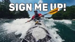 Thumbnail: Into the Chaos: Kayaking Blue Hill Falls