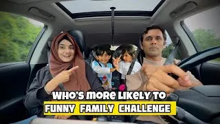 Thumbnail: THE FUNNIEST FAMILY CHALLENGE IN THE CAR ! 💀 
