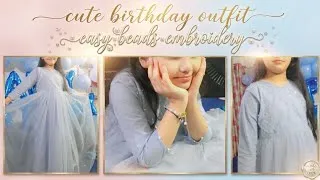 Thumbnail: How To Make Designer Birthday Frock 👗 | Easy Beads Embroidery ✨️ Beads Work 