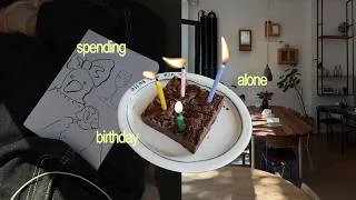 Thumbnail: cozy birthday alone \ belgium vlog