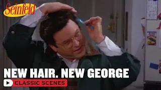 Thumbnail: George Gets a Toupee and Starts Acting Like a Celebrity | The Beard | Seinfeld