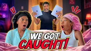 Thumbnail: 😳 We Got Caught! 😱 | #Sekora & #Sefari Stay Up To Play Past Midnight!