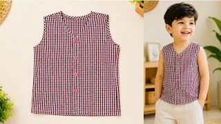 Thumbnail: 🌻How to Cut & Stitch Baby Koti/Vest Easily | बच्चों की सुती कोटी काटने और सीने का सबसे आसान तरीका!
