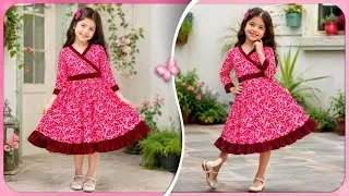 Thumbnail: This Angrakha Frock Trick Will Blow Your Mind! 6-7 Years Girl Frock Cutting & Stitching | 