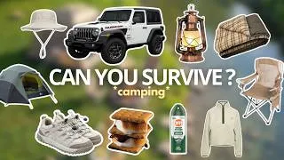 Thumbnail: Can You Survive Camping? 🏕️✨Interactive Survival Game