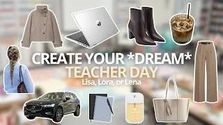 Thumbnail: BUILD your DREAM day as a TEACHER — Lisa, Lora or Lena👩🏻‍🏫📚📐