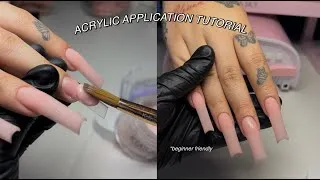 Thumbnail: ACRYLIC APPLICATION FOR BEGINNERS STEP BY STEP || Selena Santos
