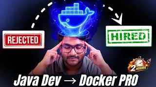Thumbnail: Learn Docker in 2 Hours 🚀 | Java & Spring Boot Dev → Docker PRO