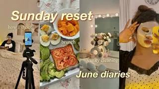 Thumbnail: June diaries (sunday reset, how I shoot my videos, joined Zumba, vanity cleaning..)