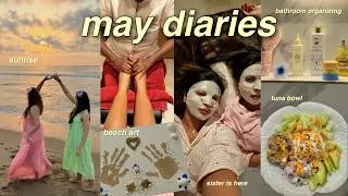 Thumbnail: MAY DIARIES in Chennai ft. my sister ( organizing, pr haul, watching sunrise, may reset, fun times)