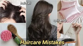 Thumbnail: 12 Haircare Mistakes That RUIN Your Hair💆‍♀️| Selfcare with Taiba