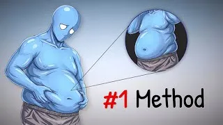 Thumbnail: The Easiest Way to Lose Belly Fat (No Cardio)