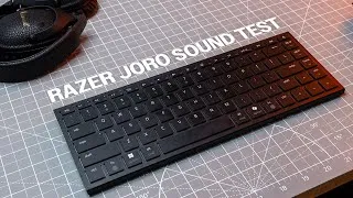 Thumbnail: Razer Joro Sound Test vs Apple Magic Keyboard