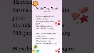 Thumbnail: Dunia Yang Nanti || Raim Loade #spotifyclone #cover #foryou #liriklaguindo #beranda #quotes #fyp